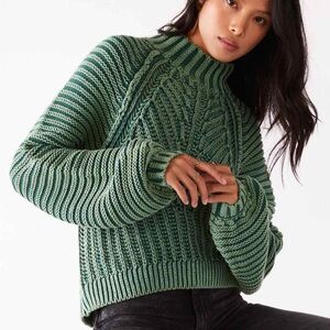 Free People Sweetheart Sweater – Green – Size Large